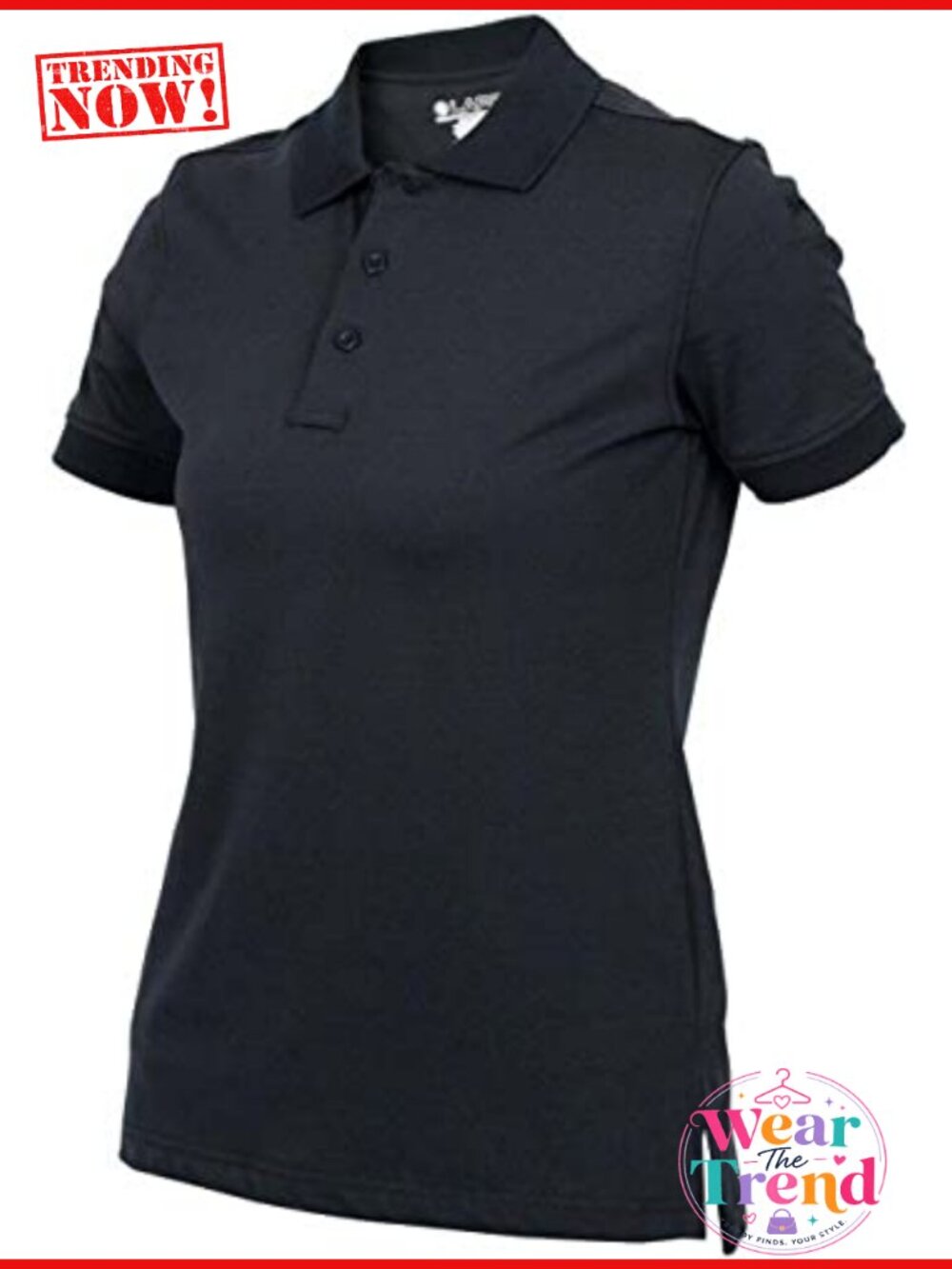 Women's Tactical Polo Shirt Moisture-Wicking Short Sleeve Uniform